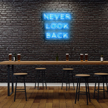 Never Look Back Led Neon Sign | Shineneon