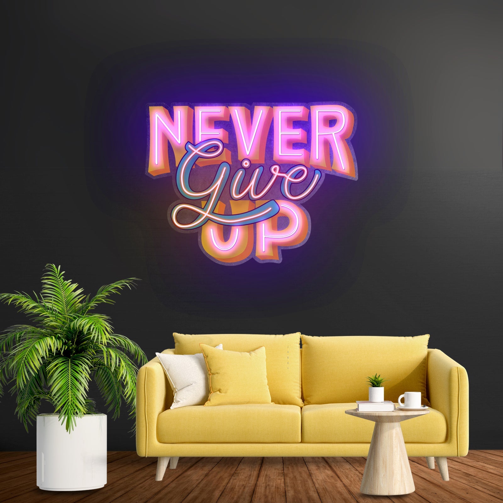 Never Stop Dreaming Neon Sign Motivational Neon Sign For Bedroom - Shineneon