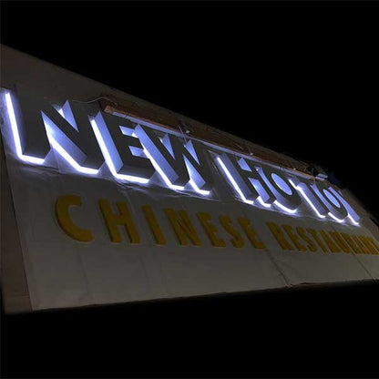 New Hotor 3D Backlit Channel Letters Led Light Sign - Shineneon