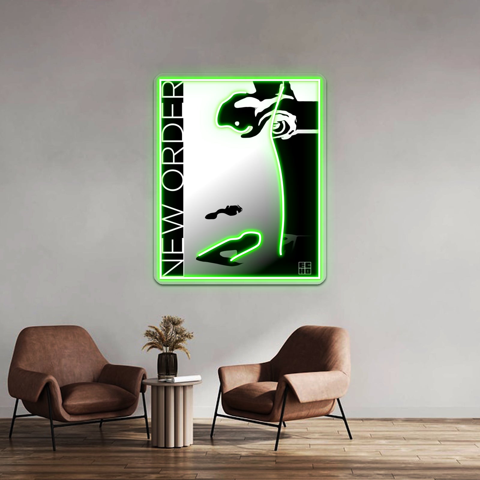 New Order Gillian Gilbert In White Wall Artwork Neon Signs | Shineneon