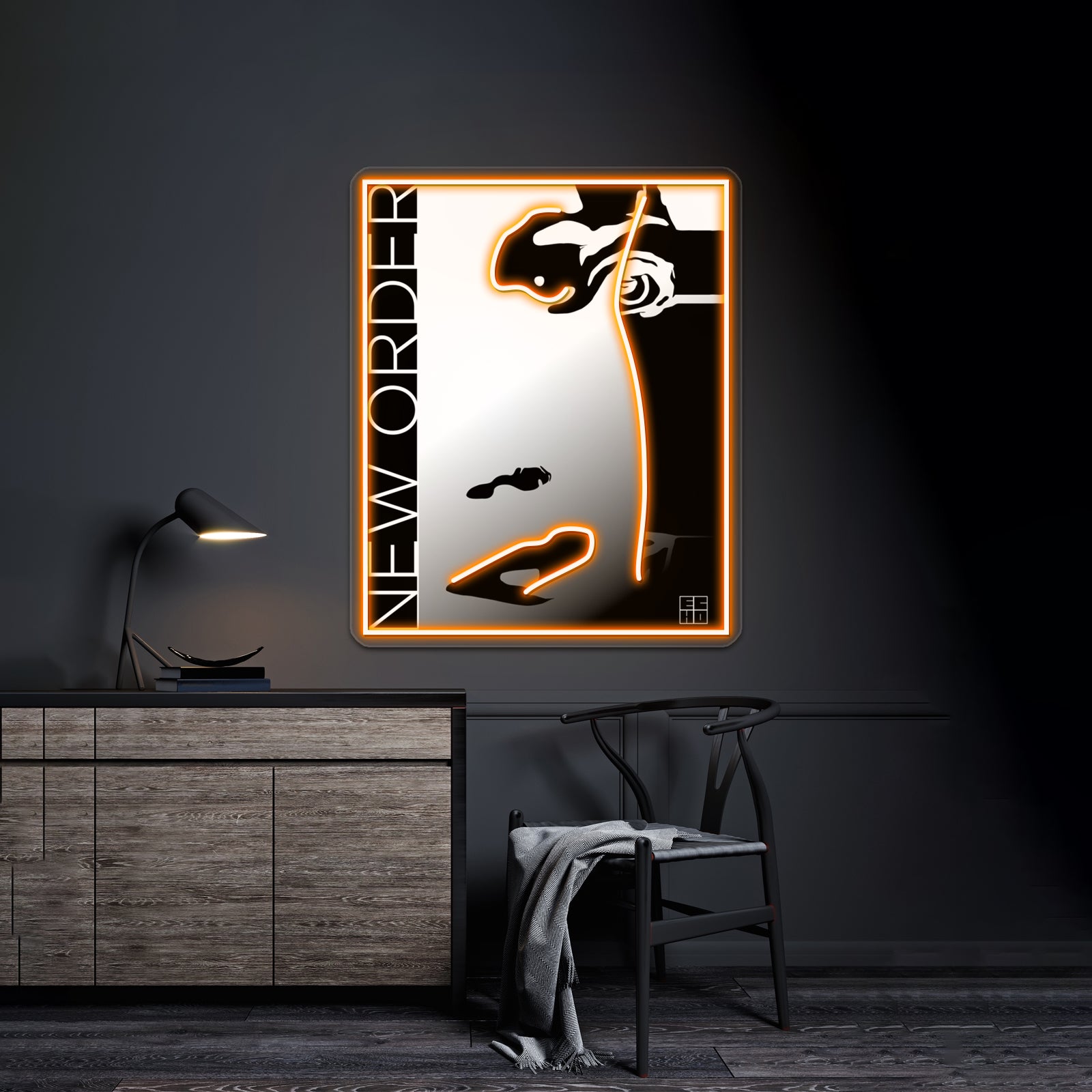 New Order Gillian Gilbert In White Wall Artwork Neon Signs | Shineneon