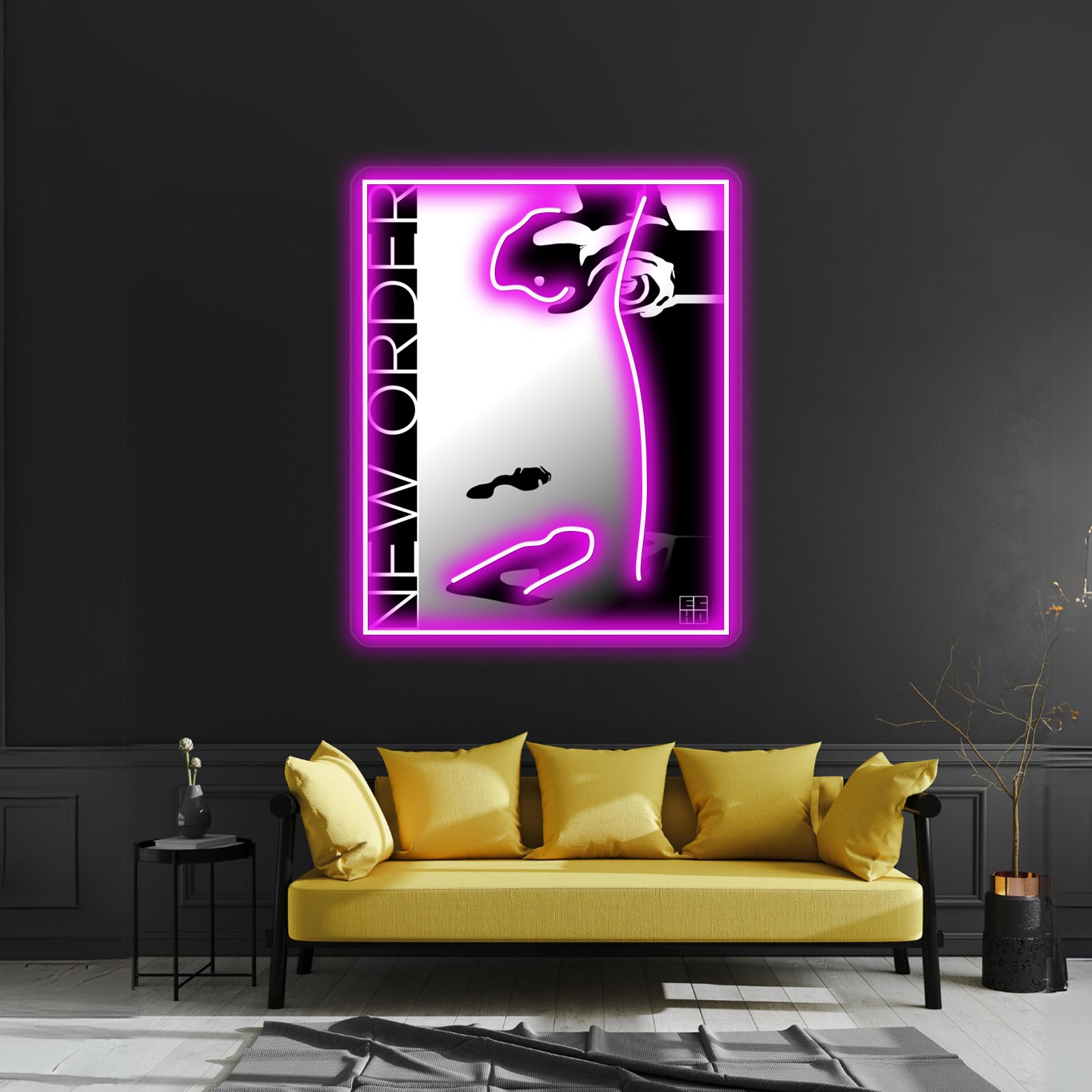 New Order Gillian Gilbert In White Wall Artwork Neon Signs | Shineneon