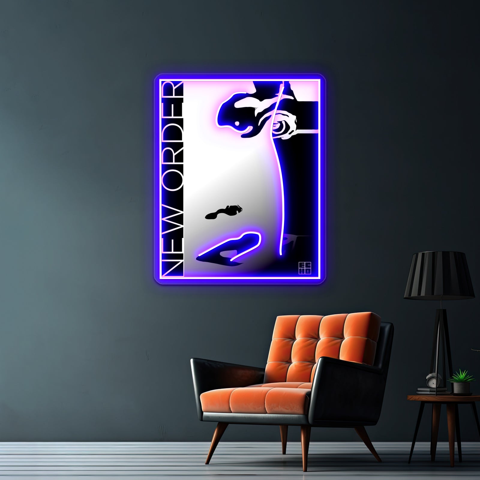 New Order Gillian Gilbert In White Wall Artwork Neon Signs | Shineneon