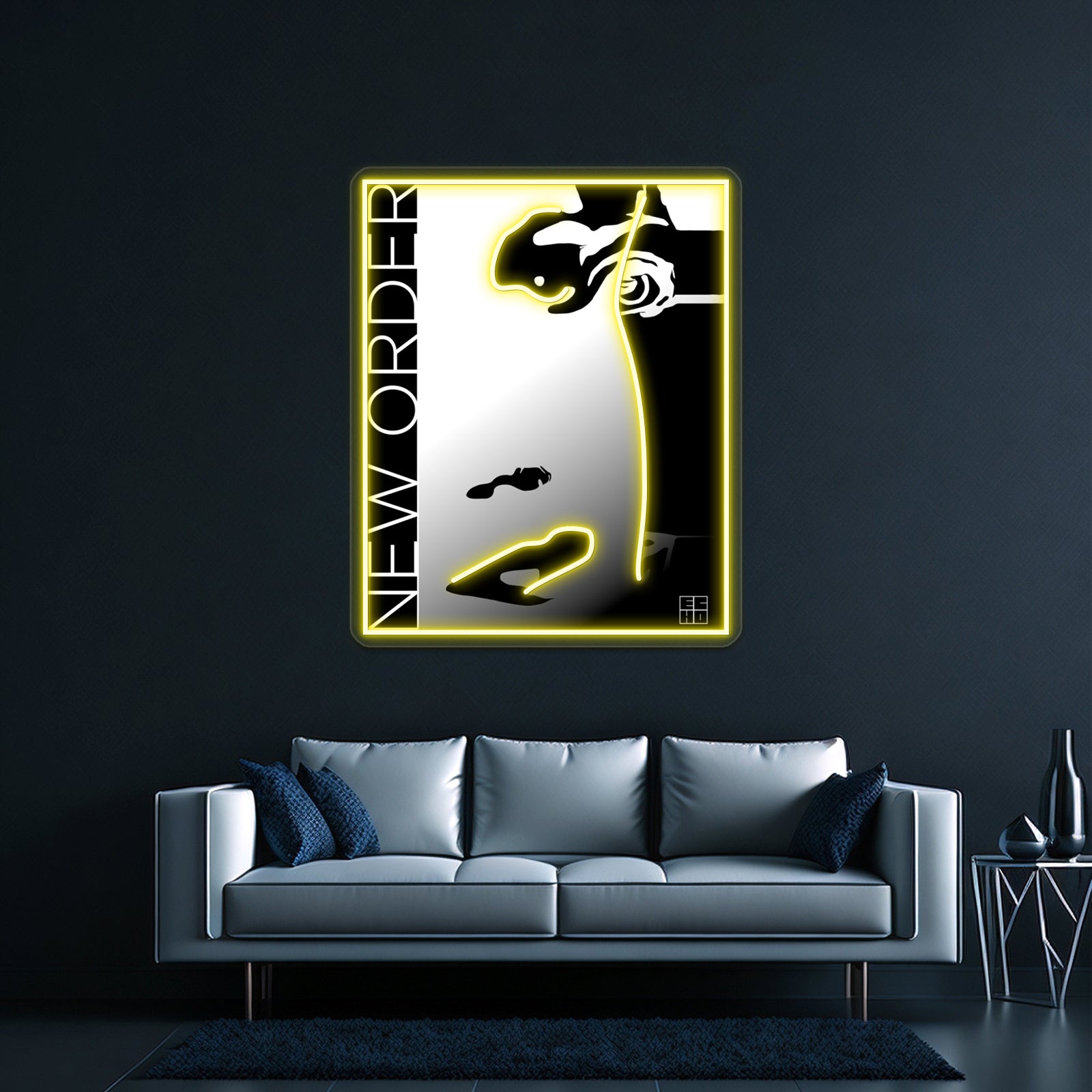 New Order Gillian Gilbert In White Wall Artwork Neon Signs | Shineneon