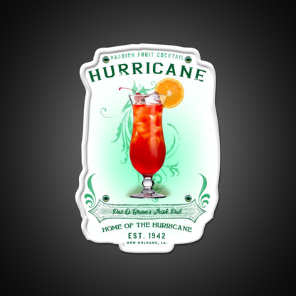 New Orleans Hurricane Cocktail Bar Decor Led Neon Sign Rgb Color - LED neon sign view 11