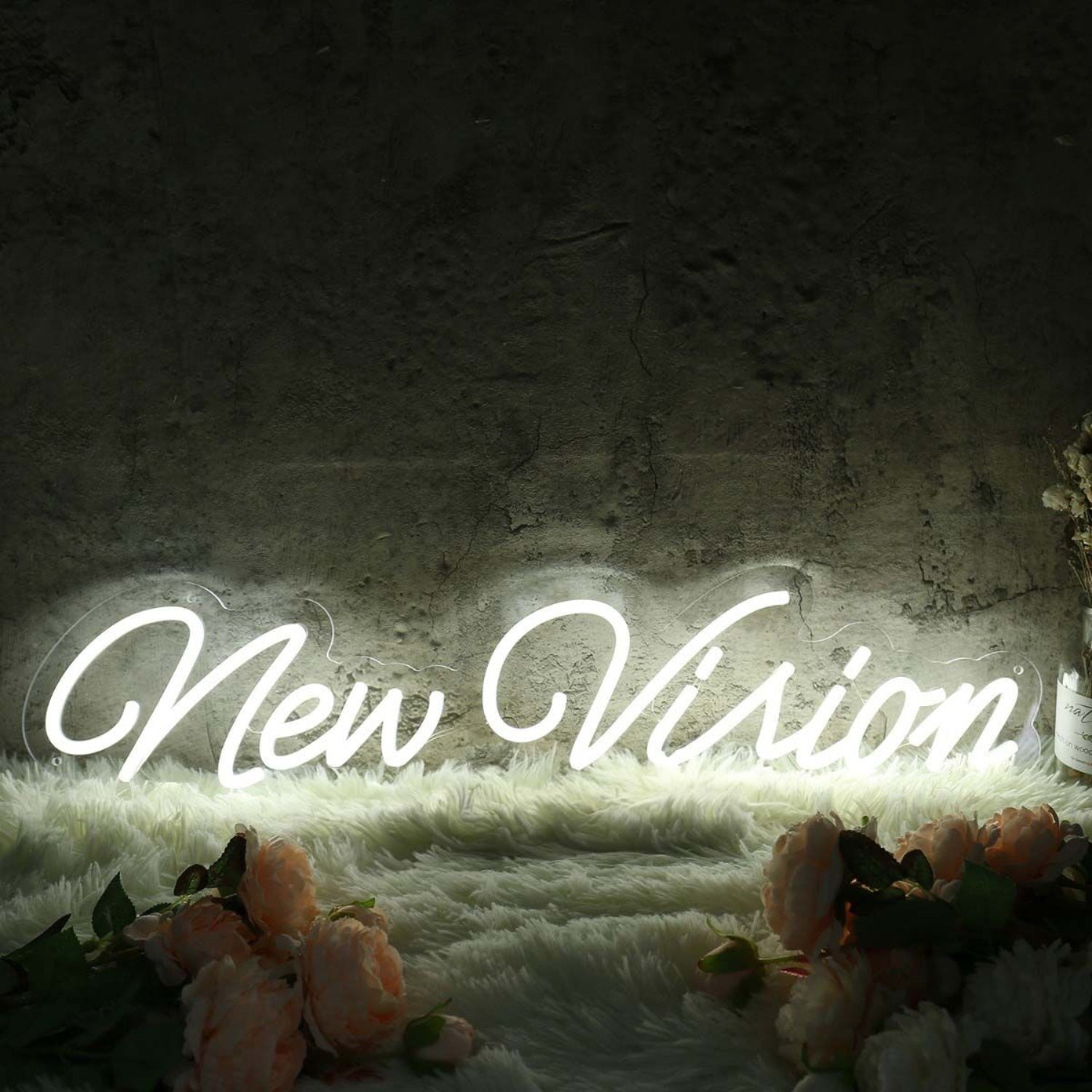 New Vision White Led Neon Sign - Shineneon
