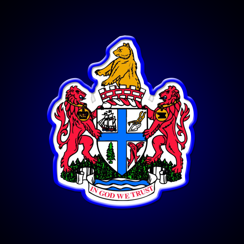 New Westminster Coat Of Arms Asian Cultural Led Neon Sign Rgb Color - LED neon sign view 5