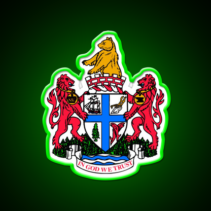 New Westminster Coat Of Arms Asian Cultural Led Neon Sign Rgb Color - LED neon sign view 8