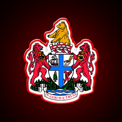 New Westminster Coat Of Arms Asian Cultural Led Neon Sign Rgb Color - LED neon sign view 10