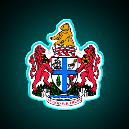 New Westminster Coat Of Arms Asian Cultural Led Neon Sign Rgb Color - Shineneon