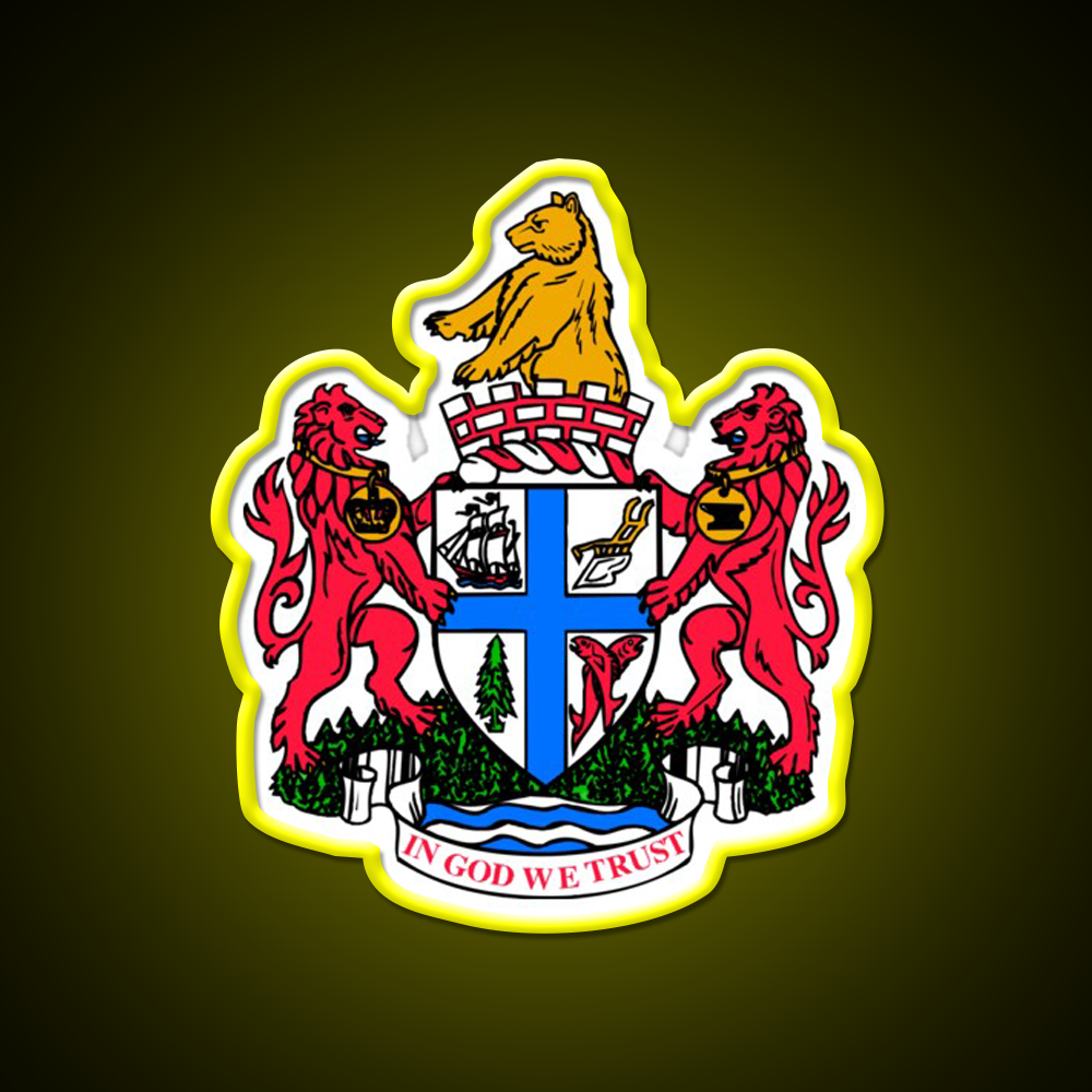 New Westminster Coat Of Arms Asian Cultural Led Neon Sign Rgb Color - LED neon sign view 7