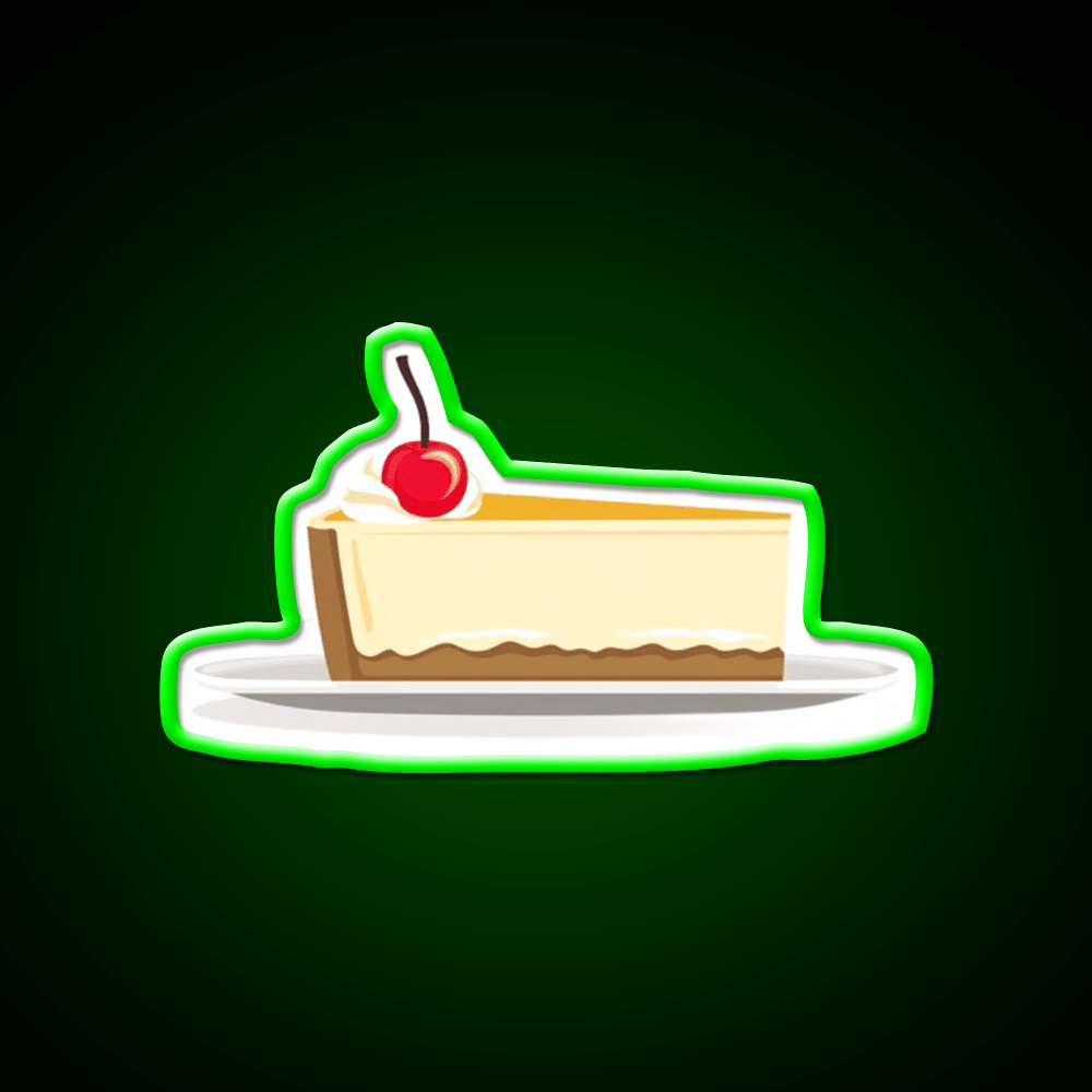 New York Cheesecake Snack Food Led Neon Sign Rgb Color - Shineneon