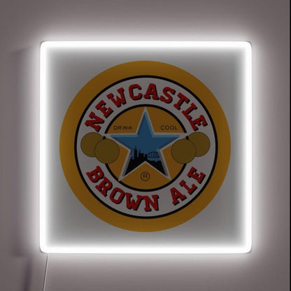 Newcastle Brown Ale Logo Rgb Led Neon Sign - Shineneon