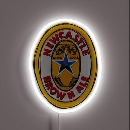 Newcastle Brown Ale Pop Art Rgb Led Neon Sign - Shineneon