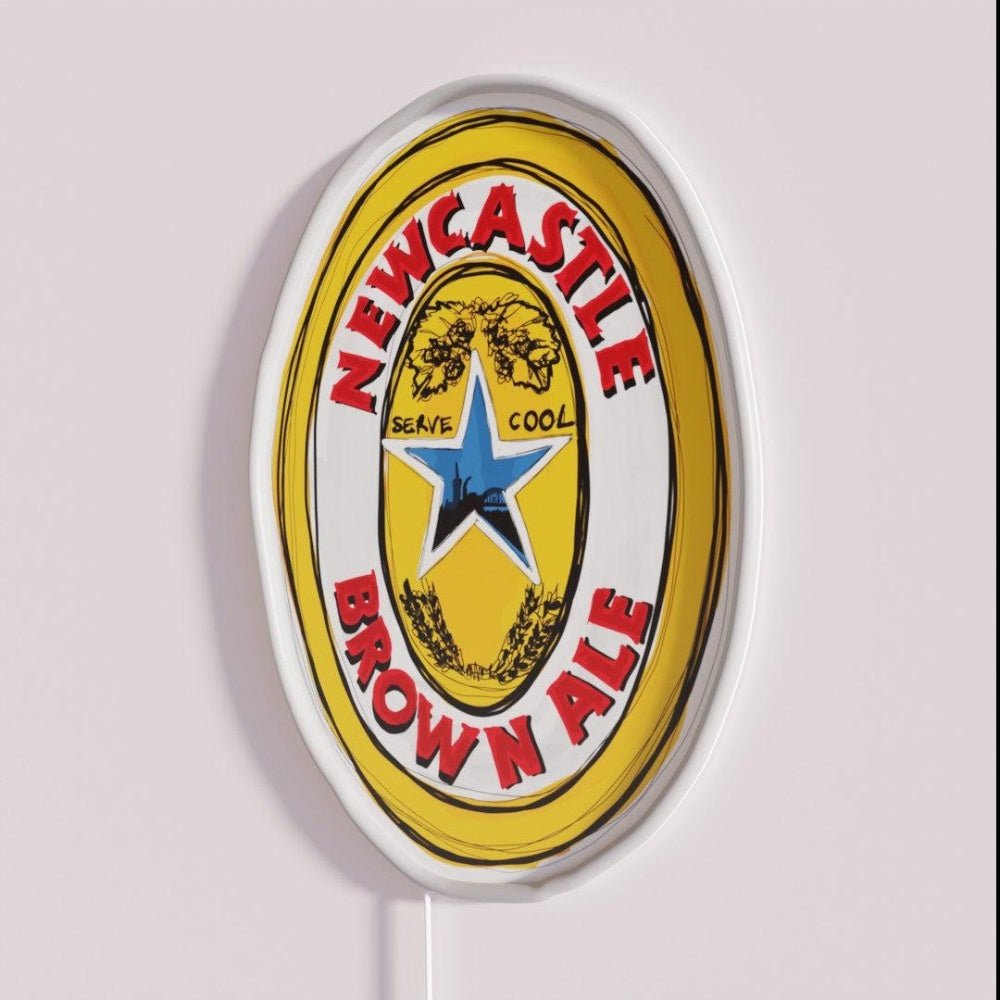 Newcastle Brown Ale Pop Art Rgb Led Neon Sign - Shineneon