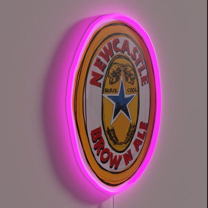 Newcastle Brown Ale Pop Art Rgb Led Neon Sign - Shineneon
