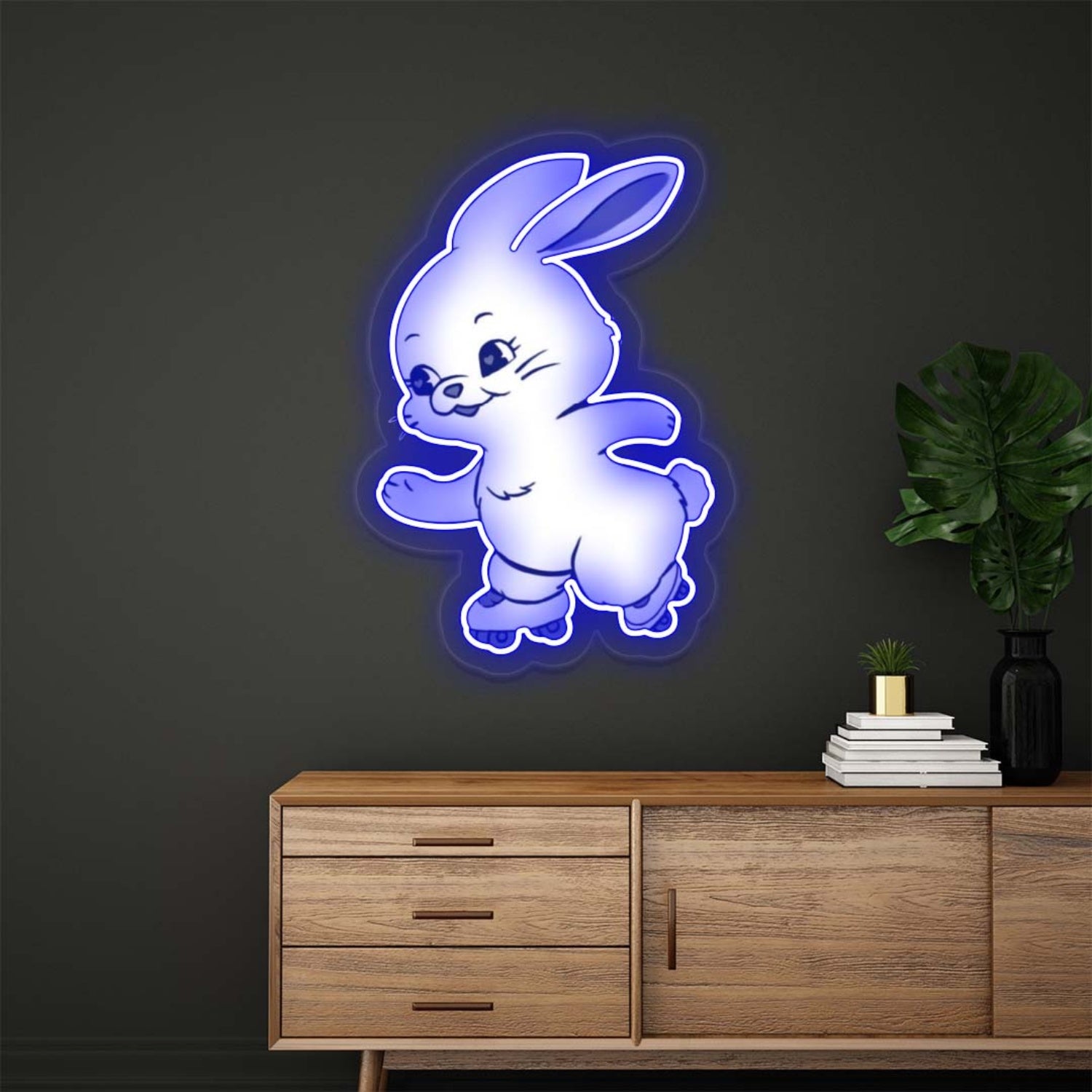 Newjeans Bunny Neon Artwork - Shineneon