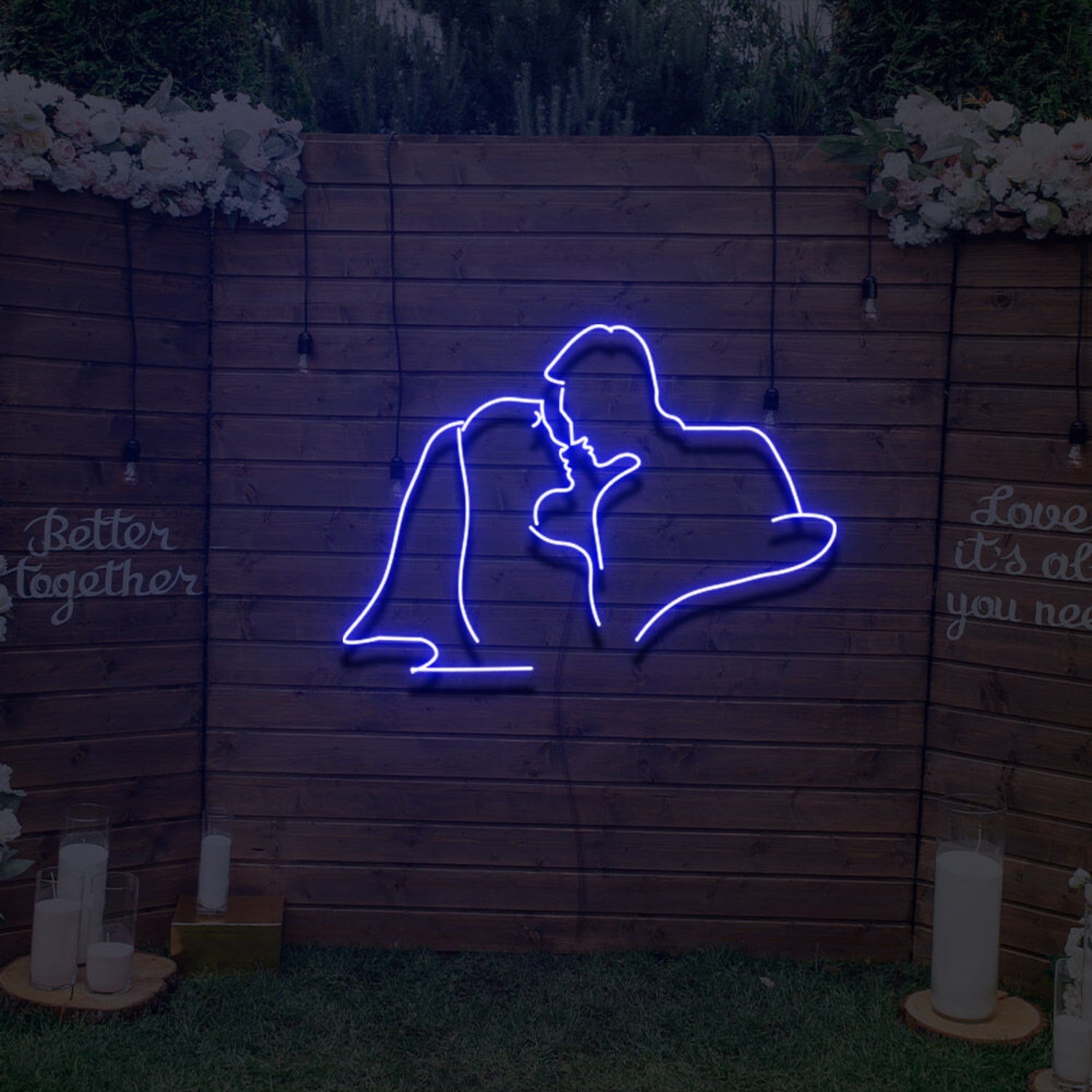 Newlyweds Wedding Led Neon Sign For Home Party | Shineneon