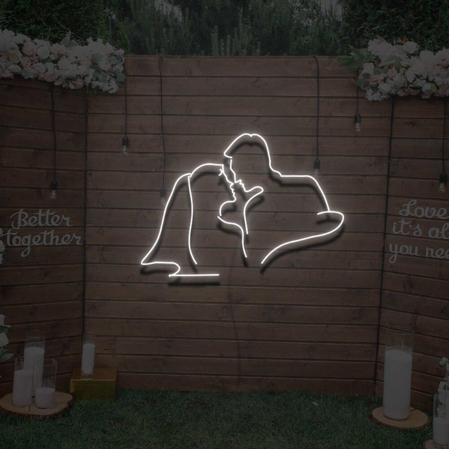 Newlyweds Wedding Led Neon Sign For Home Party | Shineneon