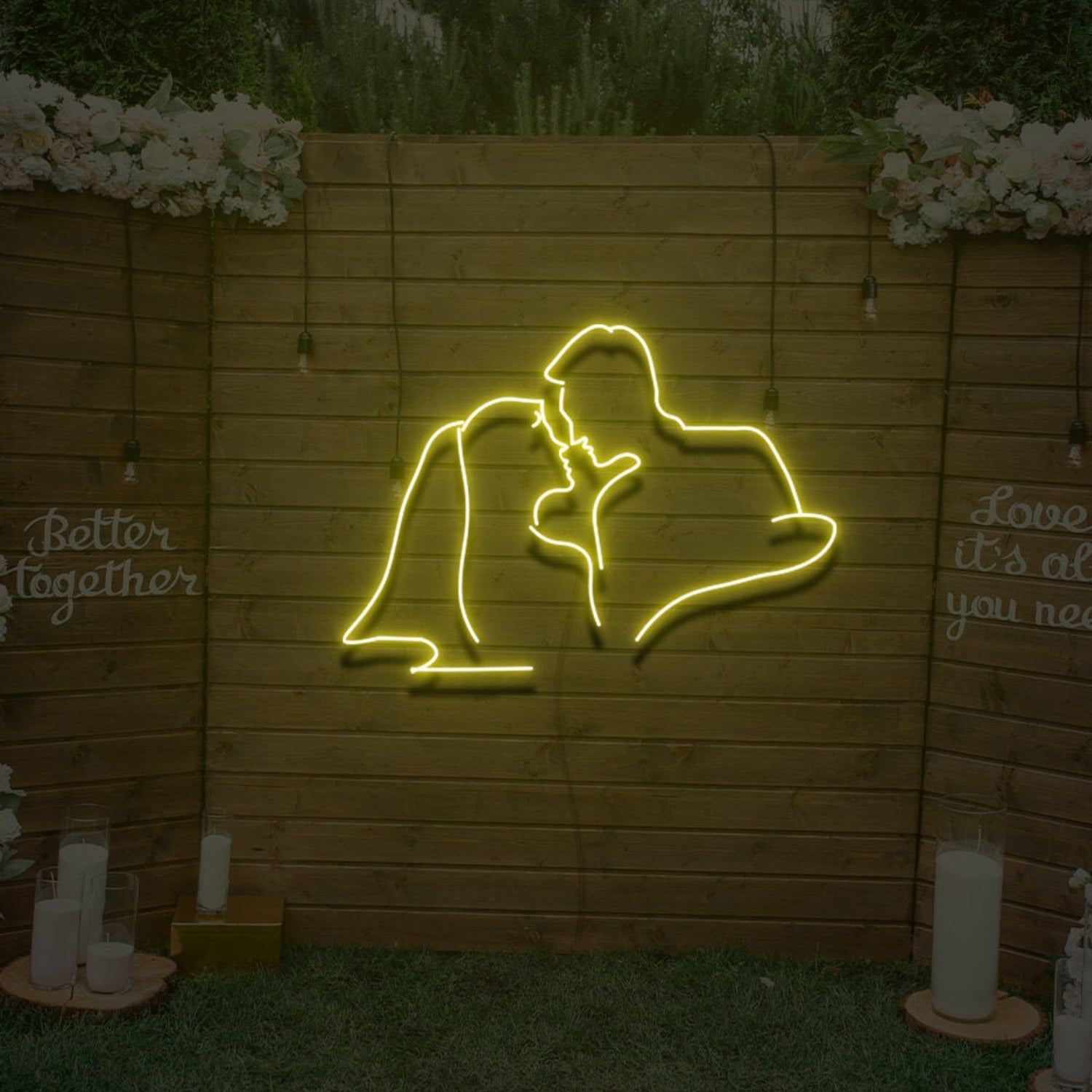 Newlyweds Wedding Led Neon Sign For Home Party | Shineneon