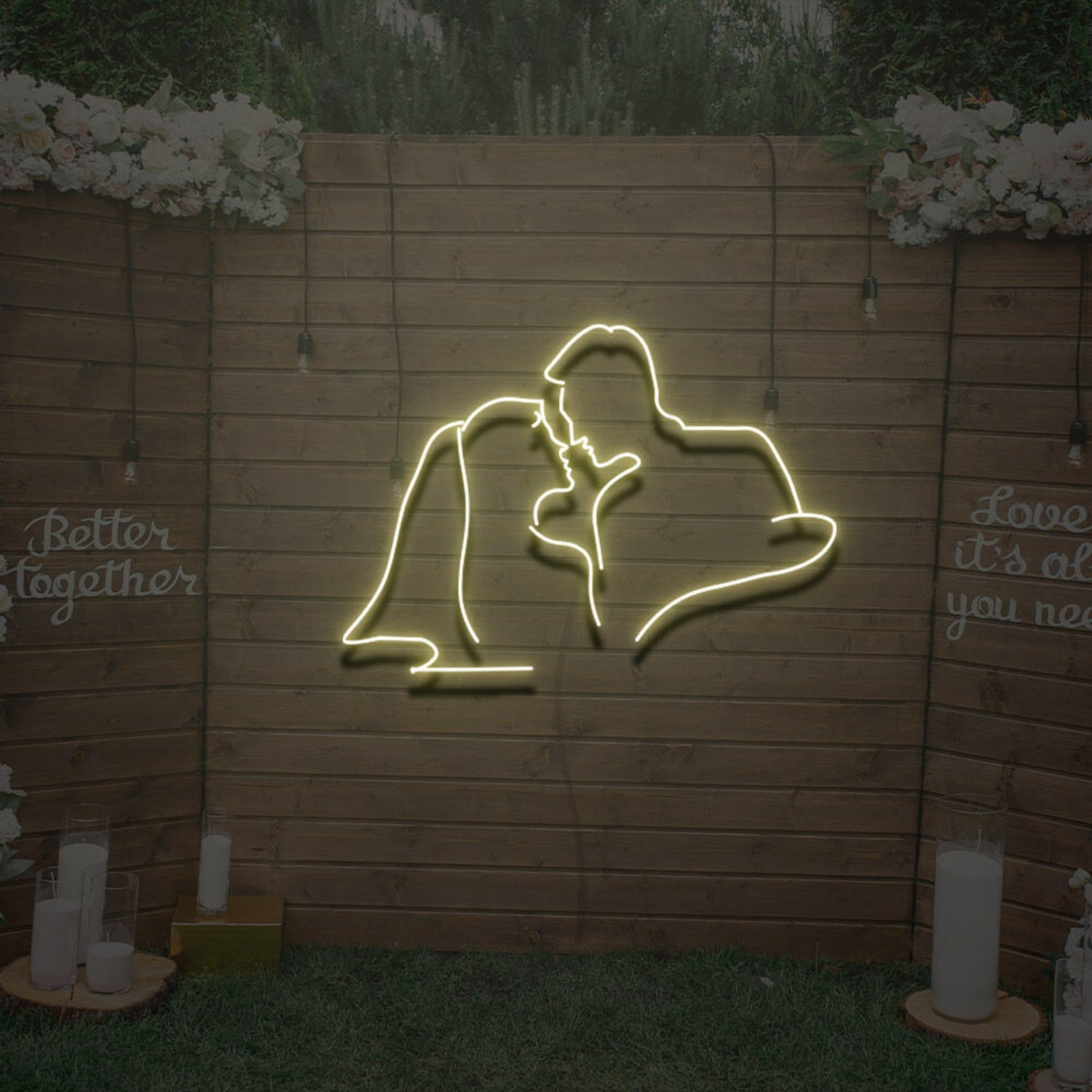 Newlyweds Wedding Led Neon Sign For Home Party | Shineneon
