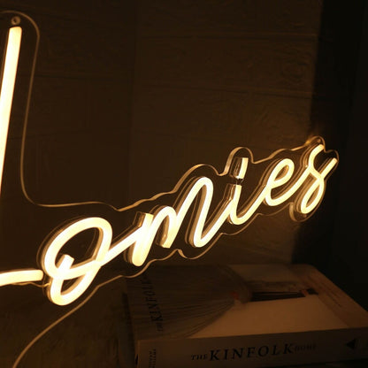 Next Homies Yellow Led Neon Sign | Shineneon