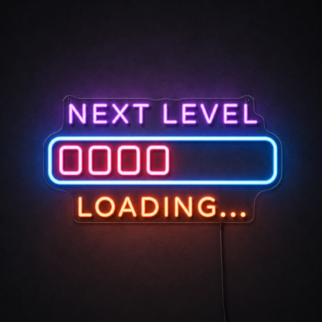 Next Level Loading Neon Sign LED Neon Sign main product image