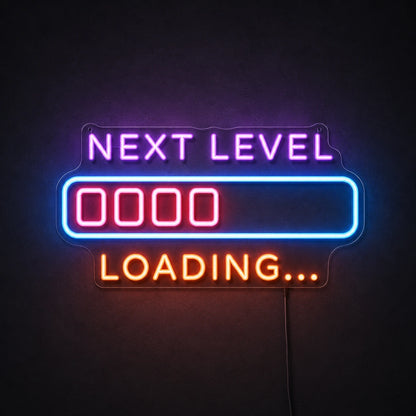 Next Level Loading Neon Sign LED Neon Sign main product image