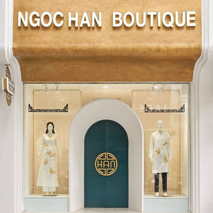 Ngoc Han Boutique 3D Frontlit Channel Letters Led Light Sign - Shineneon