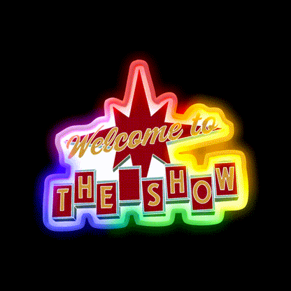 Niall Welcome To The Show Welcome Led Neon Sign Open Sign Rgb Color - LED neon sign close-up detail