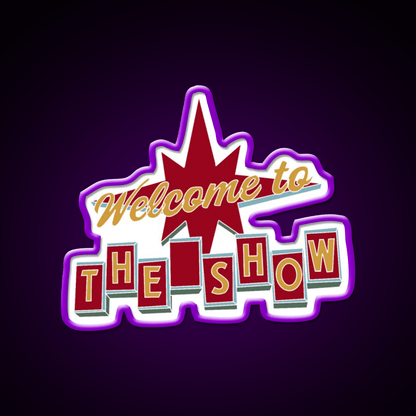 Niall Welcome To The Show Welcome Led Neon Sign Open Sign Rgb Color - Shineneon