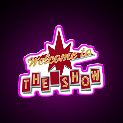 Niall Welcome To The Show Welcome Led Neon Sign Open Sign Rgb Color - Shineneon