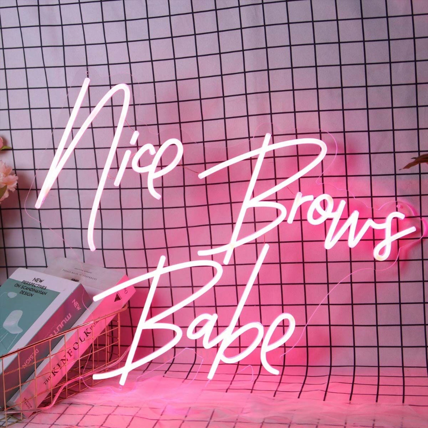 Nice Brows Babe Neon Sign | Shineneon