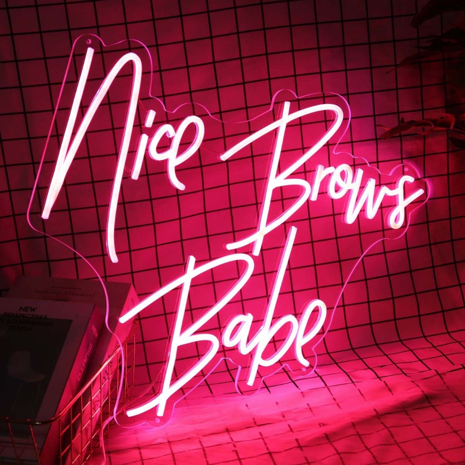 Nice Brows Babe Neon Sign | Shineneon