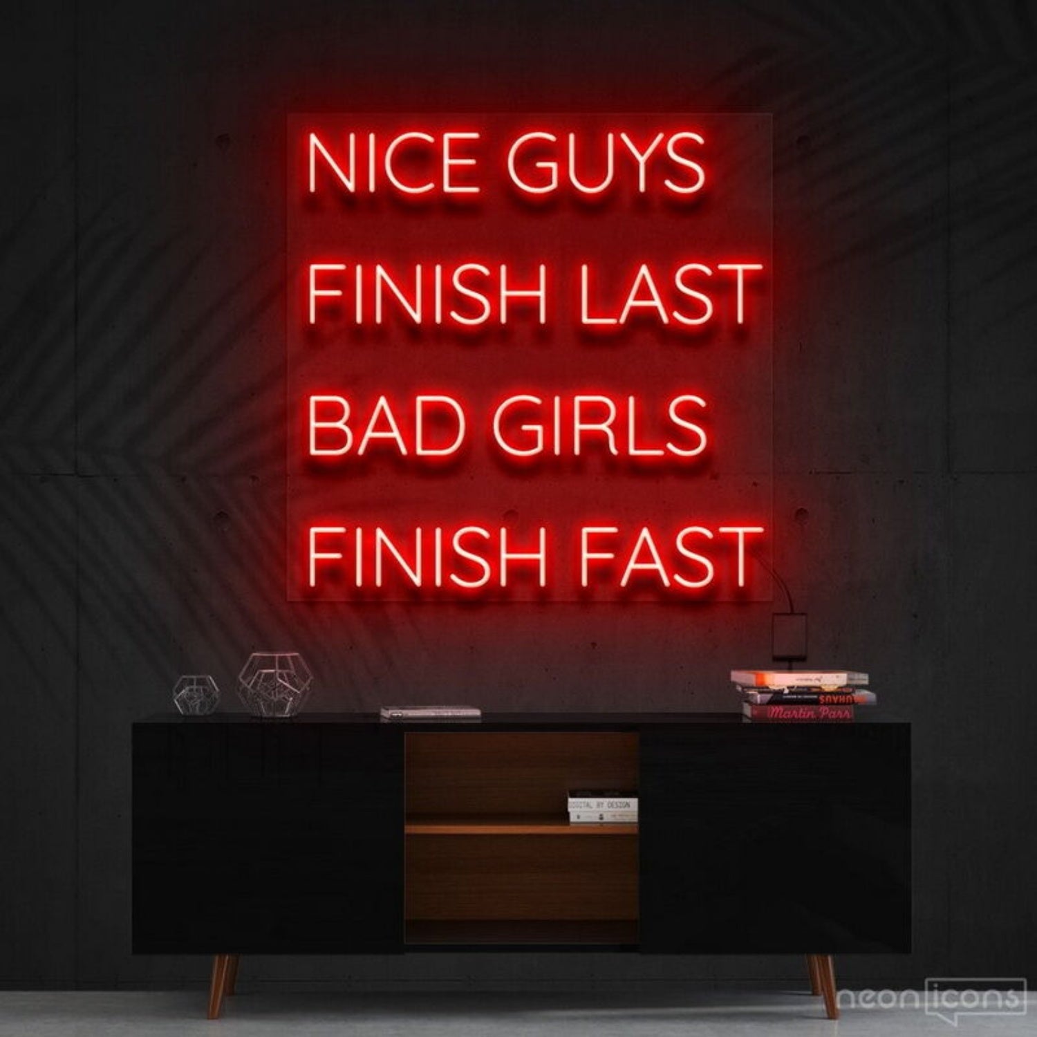 Nice Guys Finish Last Led Neon Sign For Bold Statements | Shineneon
