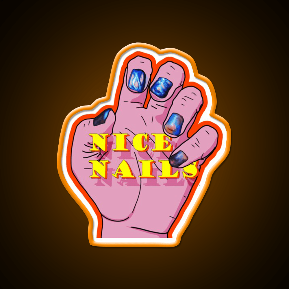 Nice Nail Salon Led Neon Sign Rgb Color - Shineneon