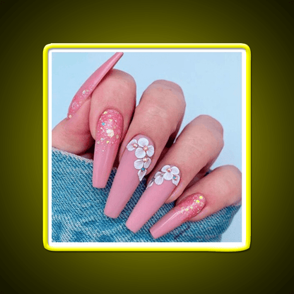 Nice Nails Designs Nail Salon Led Neon Sign Rgb Color - Shineneon
