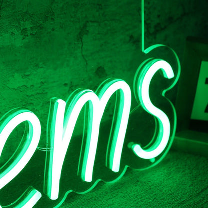 Nice Stems Green Custom Led Neon Sign - Shineneon