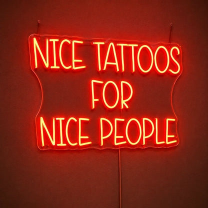 Nice Tattoos Neon Sign LED Neon Sign high-converting product image