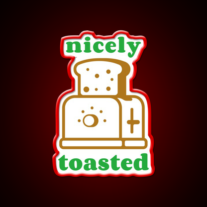 Nicely Toasted Weed Hemp Inspired Green Leaf Led Neon Sign Rgb Color - LED neon sign view 10