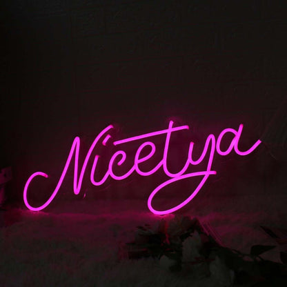 Nicetya Pink Custom Led Neon Sign - Shineneon