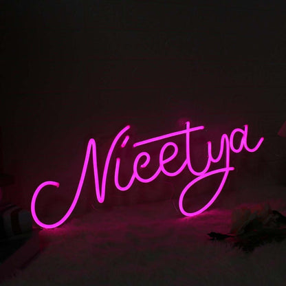 Nicetya Pink Custom Led Neon Sign - Shineneon