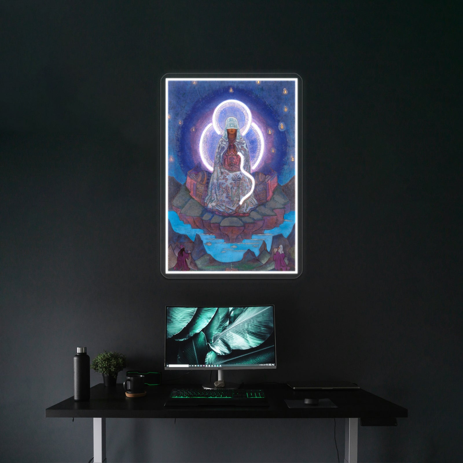 Nicholas Roerich Mother Of The World Wall Artwork Neon Signs | Shineneon