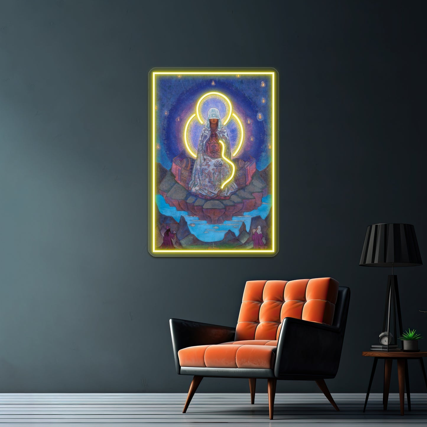 Nicholas Roerich Mother Of The World Wall Artwork Neon Signs