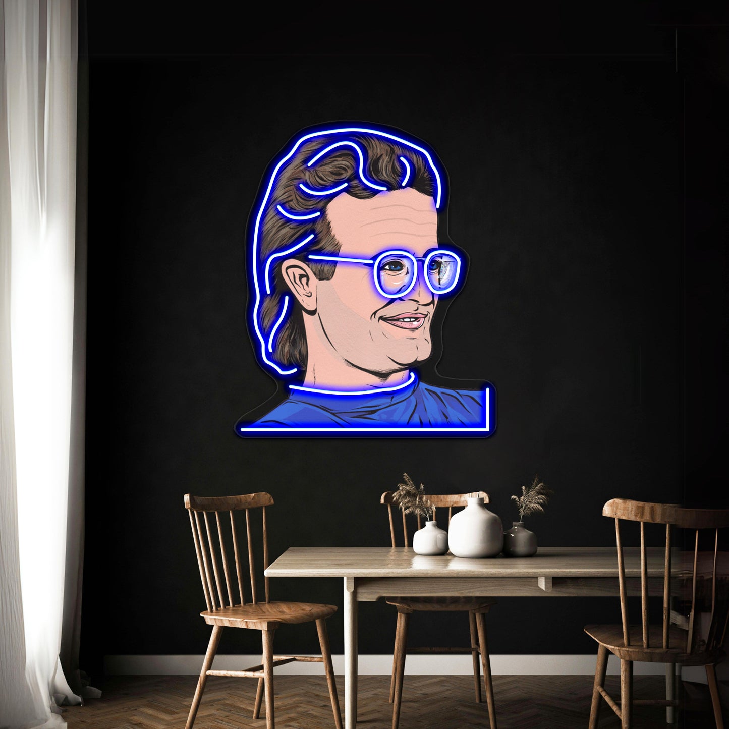 Nick Miller Time Chasers Artwork Neon Sign Led