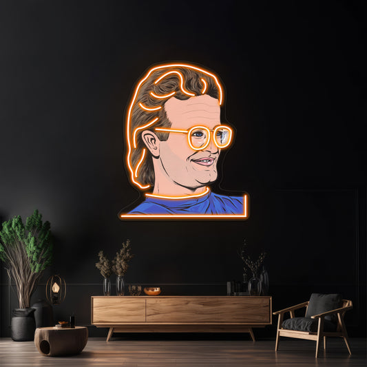 Nick Miller Time Chasers Artwork Neon Sign Led