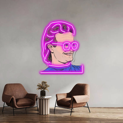 Nick Miller Time Chasers Artwork Neon Sign Led