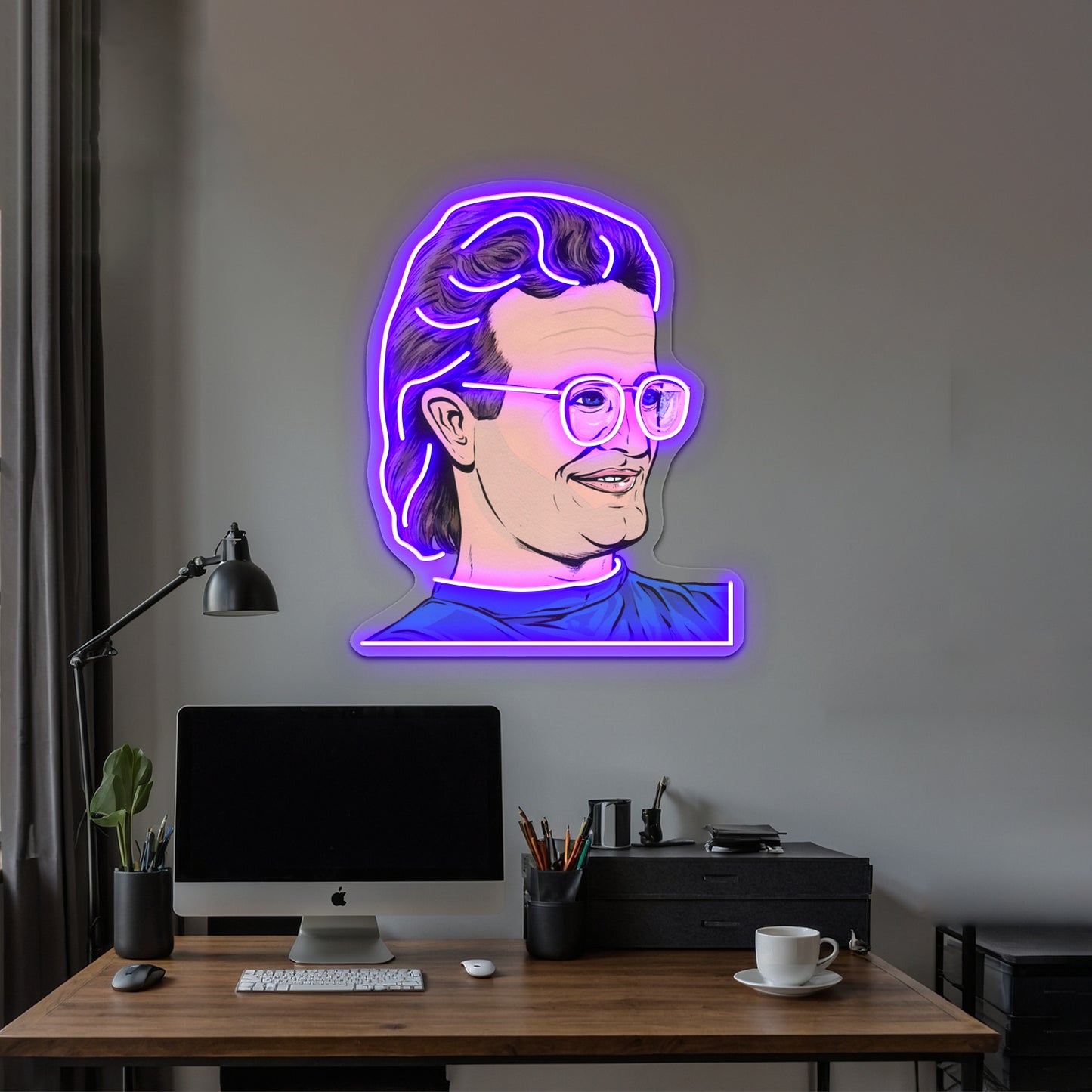 Nick Miller Time Chasers Artwork Neon Sign Led