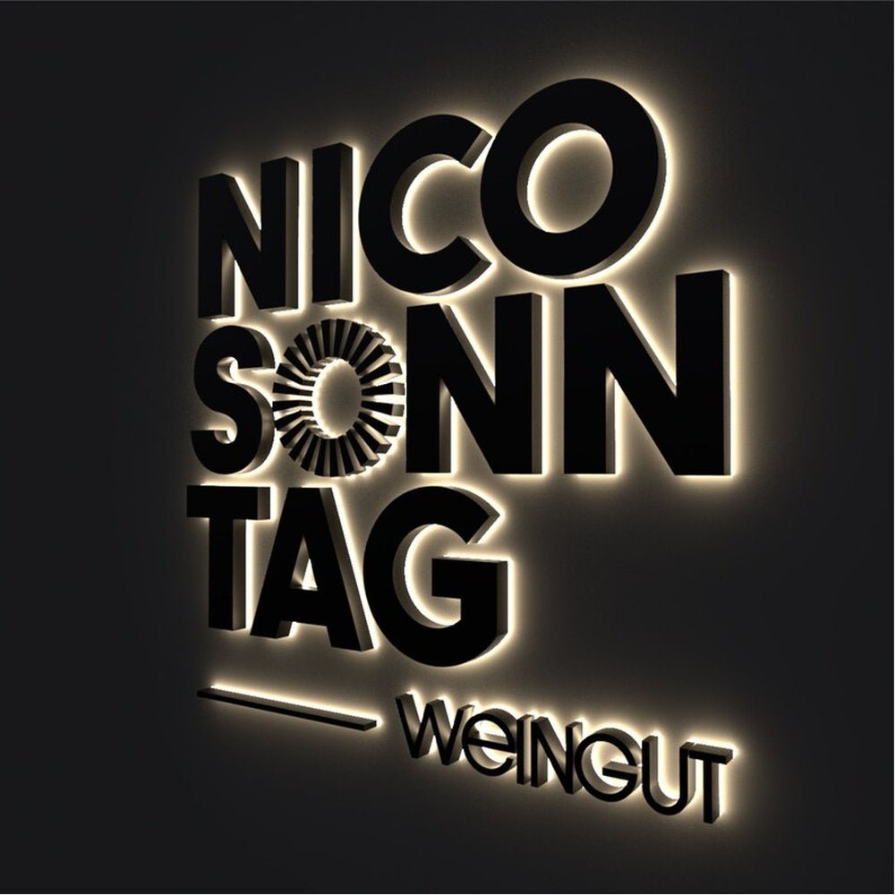 Nico Sonn Tag Weingut 3D Backlit Channel Letters Led Light Sign - Shineneon