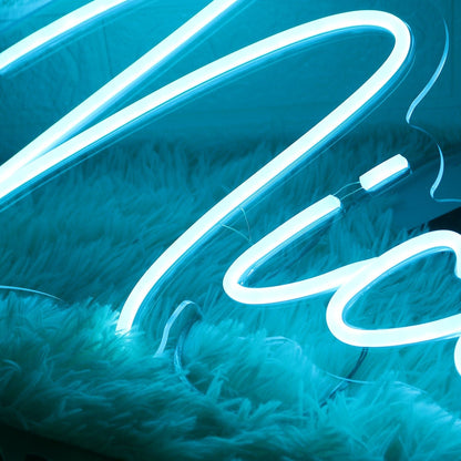 Nicole Blue Led Neon Sign - Shineneon